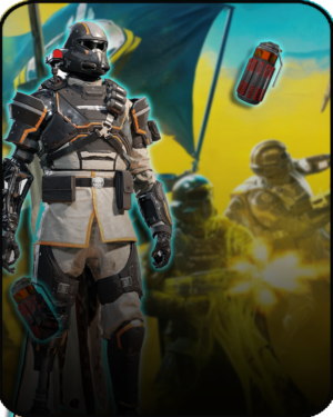 Helldivers 2 Steeled Veterans Warbond Boost service showing elite Helldiver soldiers equipped with heavy military armor and advanced weapons engaged in intense combat operations against alien enemies across war-torn battlefield environments.